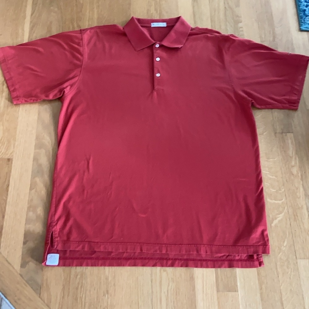 Peter Millar 3 Button Short Sleeved Polo Shirt